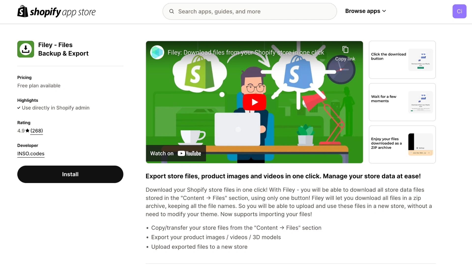 Filey – Files Backup & Export
